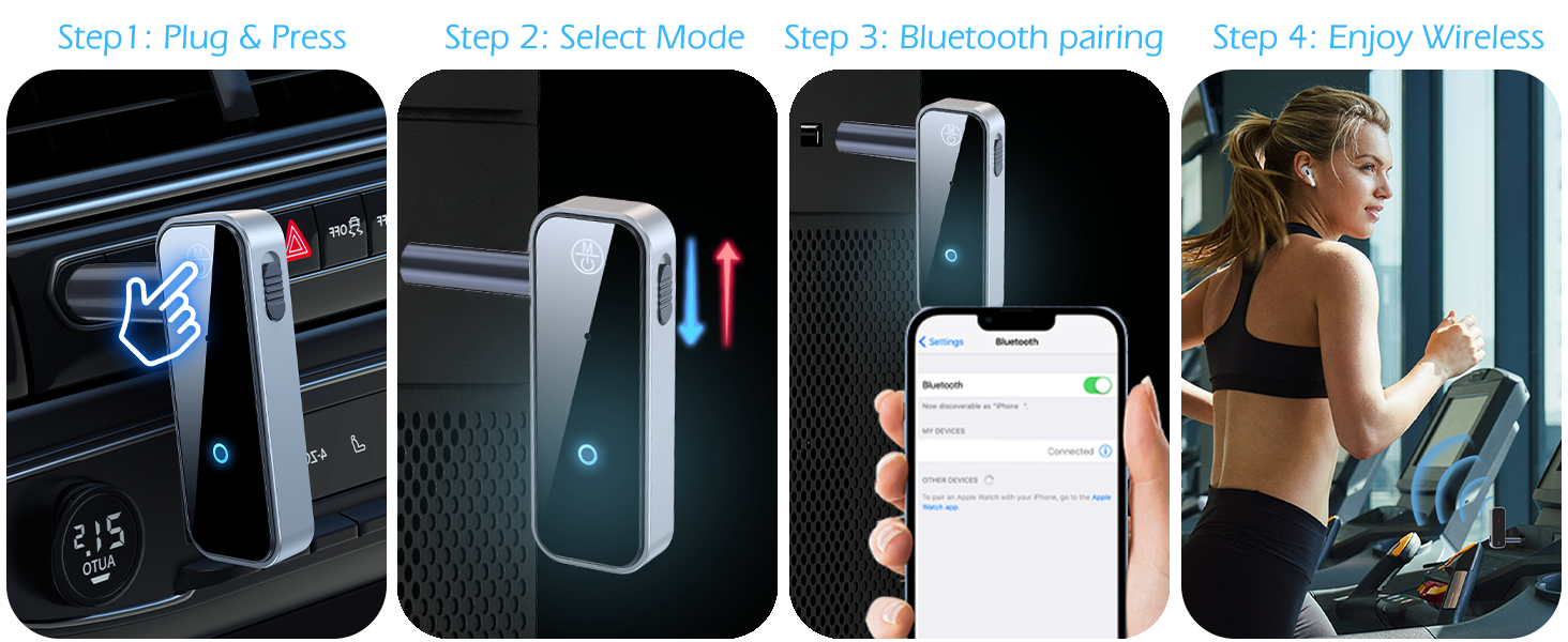 How to connect with Bluetooth Audio Adapter