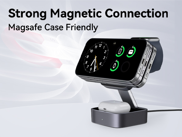 foldable 3 in 1 wireless charging station