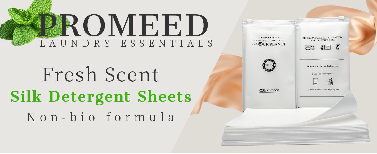 silk detergent sheet
