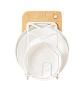 cutting board rack cookware lids organizer rack Pot Pan lids organizer holder pantry rack 