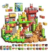 SSAWER Magnetic Blocks, 100PCS Magnetic Building Blocks, Stacking Magnetic for Kids, Sensory Toy ...