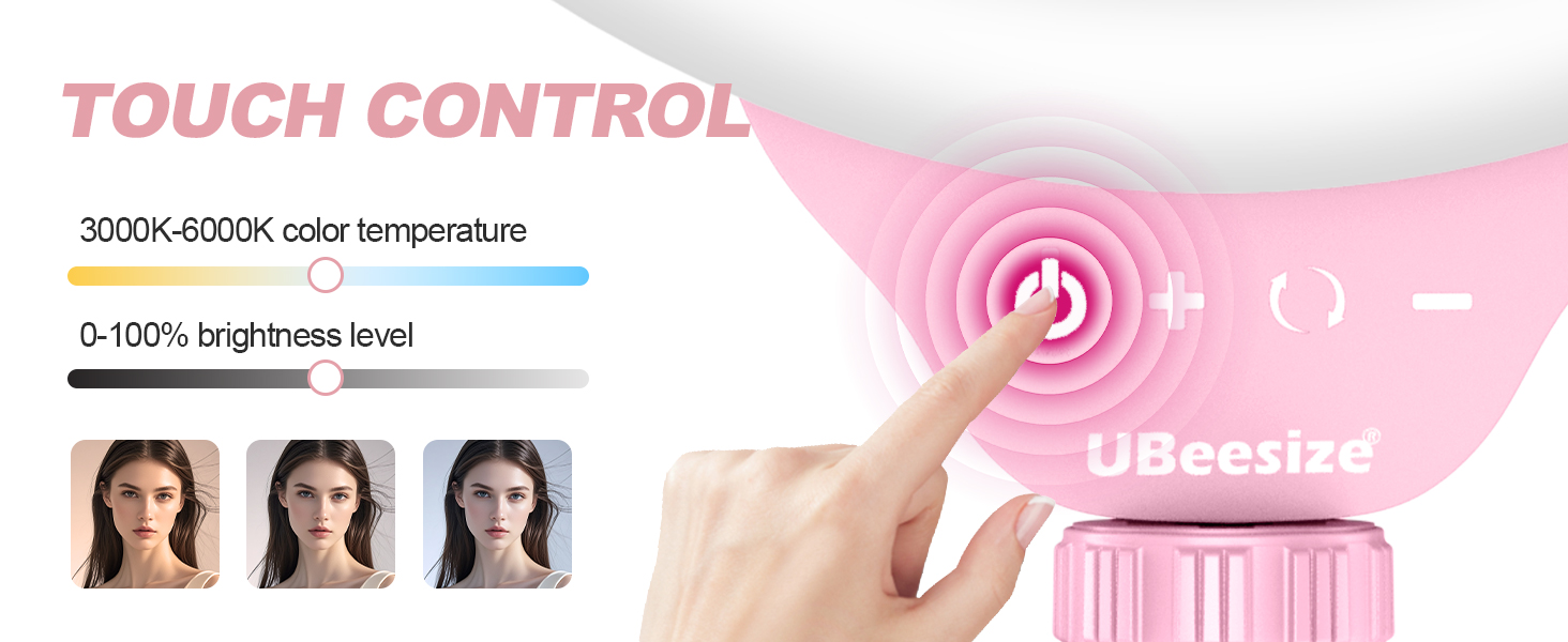 ring light with stand and phone holder