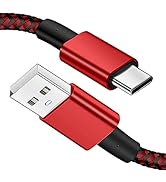 USB C Cable 10ft, Long Type C Fast Charging Cable,Durable Nylon Braided for Samsung S20 S10 S9 S8...