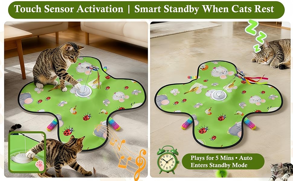 Touch Sensor Activation,Smart Standby When They Rest