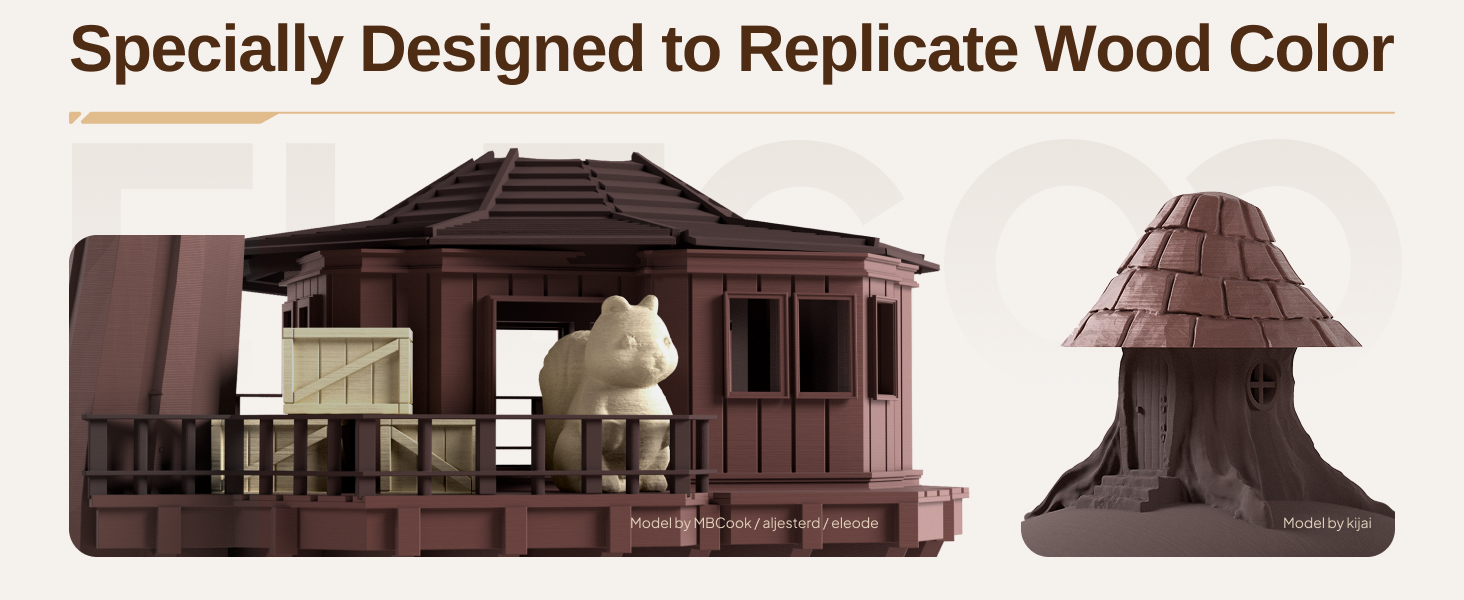 Specially Designed to Replicate Wood Color
