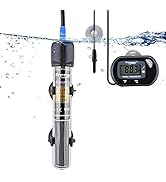 FREESEA 100 Watt Aquarium Fish Tank Heater with Aquarium Submersible Thermometer