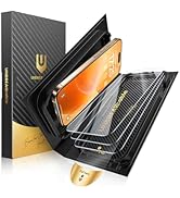 UNBREAKcable for iPhone 16 Plus Screen Protector [Quick-Installation Box] 3-Pack 9H+ Hardness Sha...