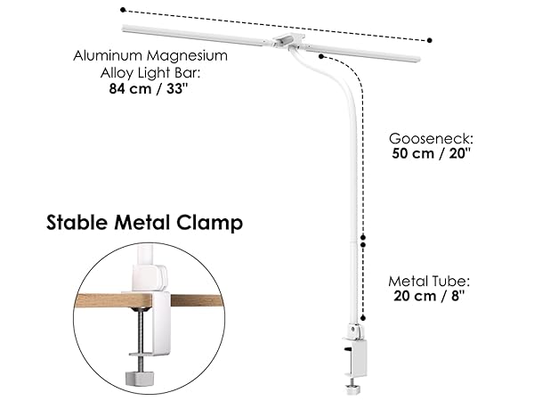 tall desk light bar