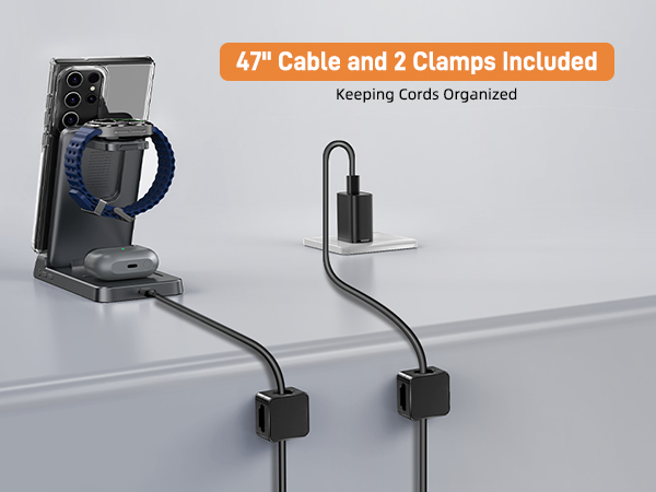 Includes 2 Cable Organizers
