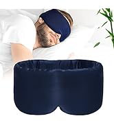 iCooBreeze 100% Handmade Bamboo Sleeping Eye Mask for Women for Men,Night Masks,Organic Sleep Mas...