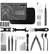 58Pcs 3D Printer Tools Kit with Storage Bag, Complete Maintenance and Repair Set, Includes Deburr...