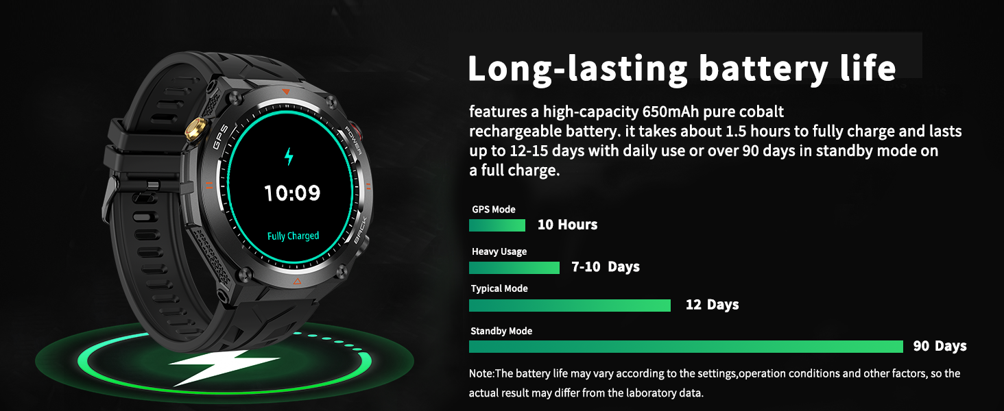 altimeter watch alpha gear commander smart watch tactical smart watch rugged smart watch