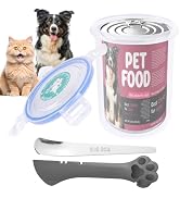 Canned Dog Food Storage Lids,Reusable Airtight Can Cover Pet Food Sealer - Keeps Dog Food Lids St...