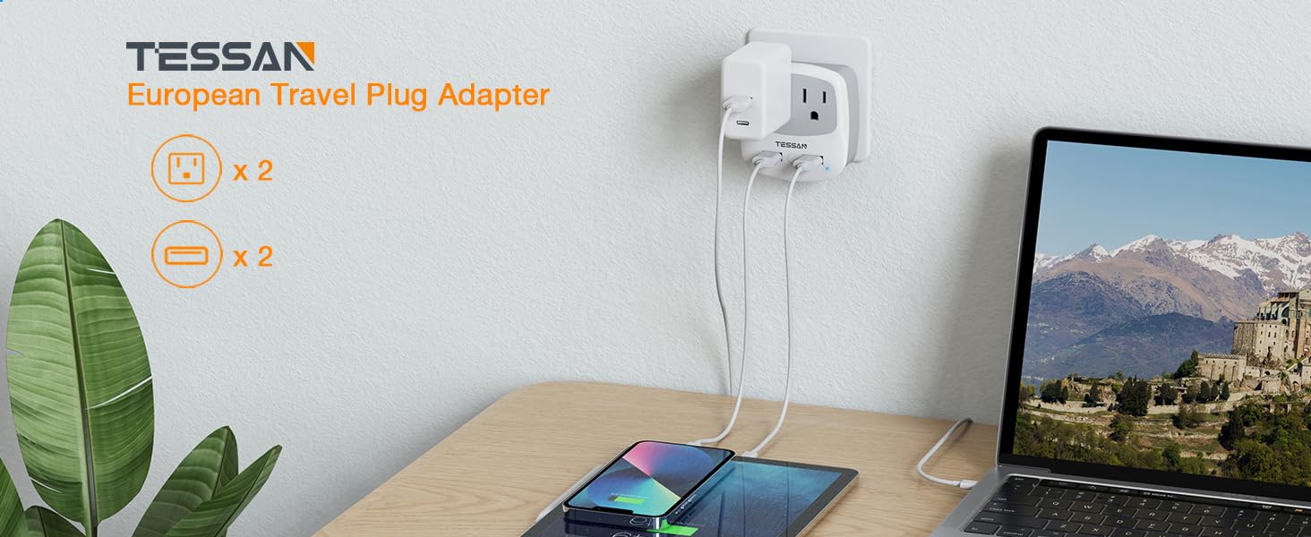 European Travel Plug Adapter