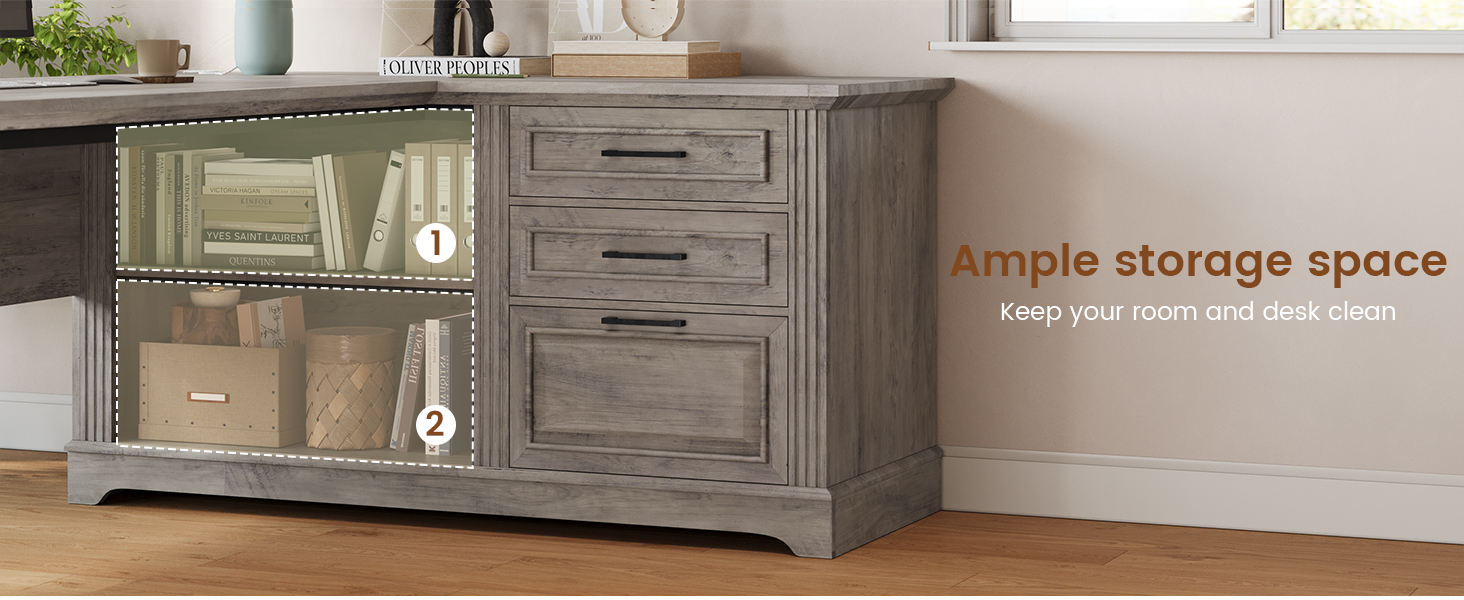 desk with drawers