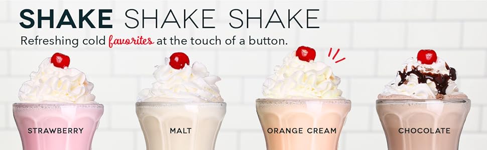 Milkshake Maker, Shake, Countertop, Stainless Steel Cup