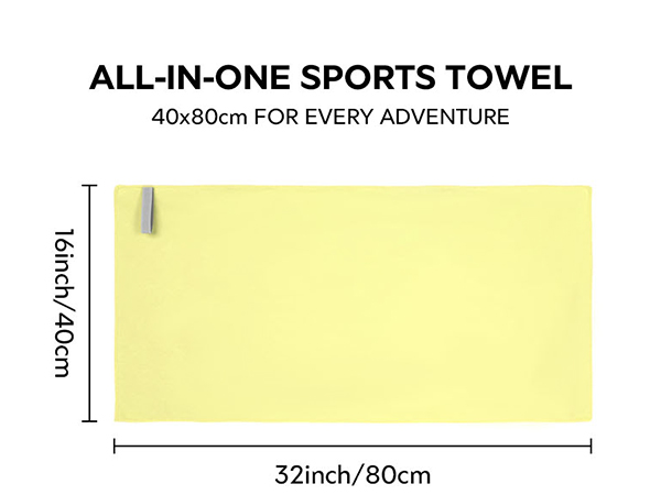6 Micorfiber Gym Towels