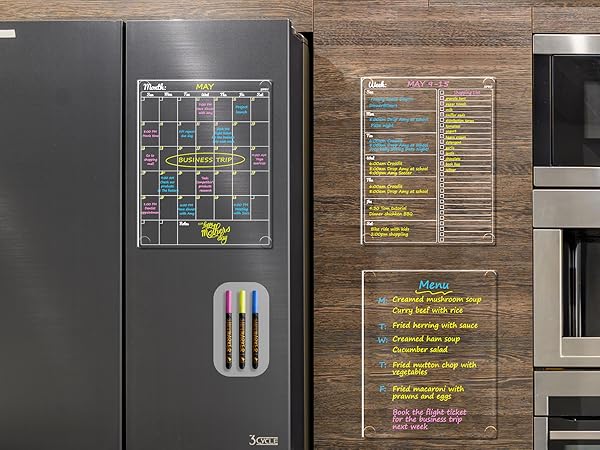 Reusable Monthly Calendar for All Smooth Surfaces