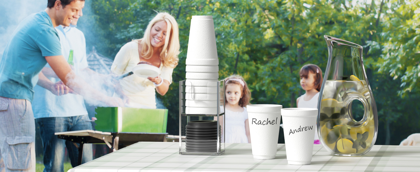 disposable cup holder for countertop