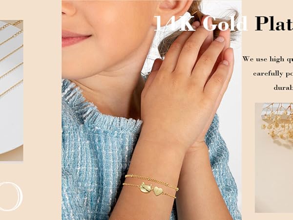 14K Gold Plated Bracelets