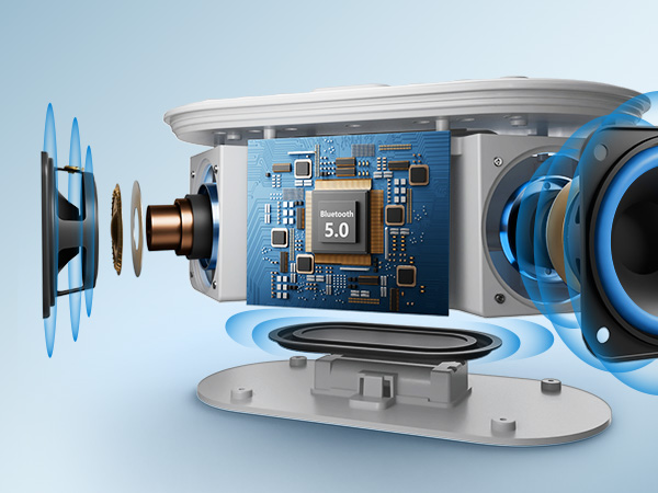 clock with wireless charger