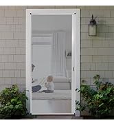 Retractable Sliding Screen Door, Seamless Aluminum Frame Low-Profile Tracks for Closer to Nature,...