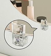 mirror holder clips