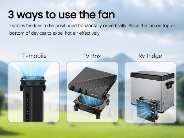usb power cooling fan 3ways to use the fan t-mobile tv box rv fridge 5v plant 120mm case ps5 fan 