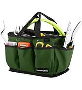 Housolution Gardening Tote Bag, Deluxe Garden Tool Storage Bag and Home Organizer with Pockets, W...