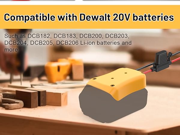 dewalt 20v to 12v adapter