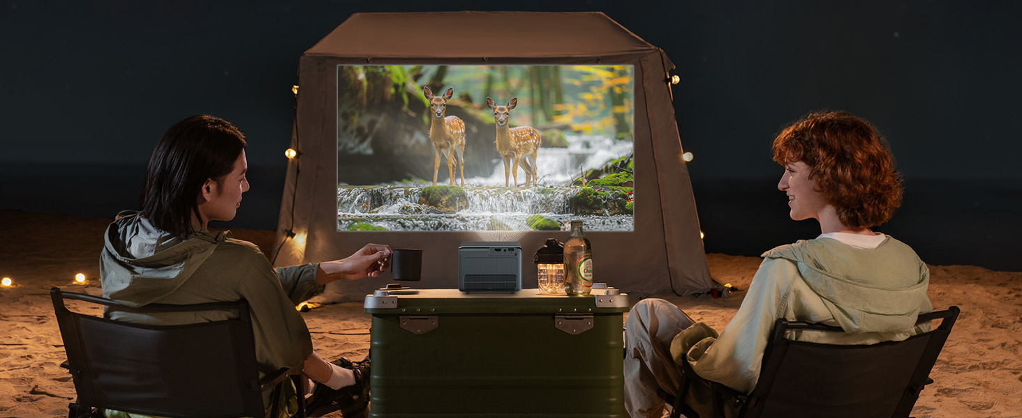 1080p 4k smart projector portable wireless indoor outdoor video projector with wifi and bluetooth