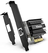 10G PCI-E Netzwerkkarte mit 10Gbps Dual RJ45 Ports, Intel AQC113 Controller, VIMIN 10Gb Ethernet ...