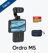 ORDRO M5 5K Handheld Camera, Vlogging Camera with 3-Axis Stabilization, 3.5