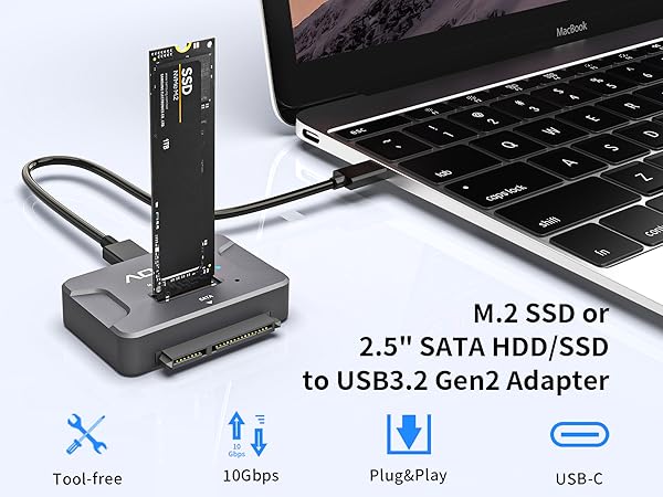 M.2 NVMe SSD to USB Adapter/Reader