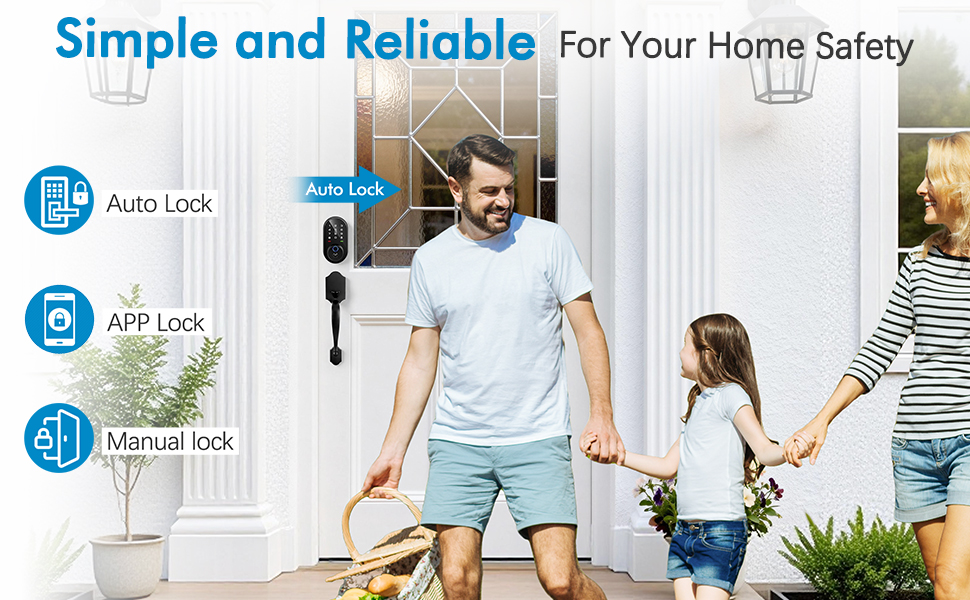 Smart deadbolt lock