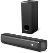 Wohome Sound Bar for Smart TV with Wired Subwoofers, 2.1 Channel Small TV Soundbar Speakers, Home...