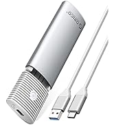 ORICO M.2 NVMe SATA SSD Enclosure Adapter Tool-Free, USB C 3.2 Gen 2 10Gbps NVME, 5Gbps NGFF SATA...