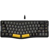 ATTACK SHARK AKS068 Wired Mechanical Gaming Keyboard 65% Alice Layout Hot-swapped Gasket Mount wi...