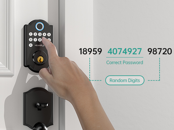 smart front door lock set