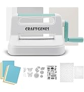 CraftGenes Manual Die Cutting Machine, Embossing Machine 6'' Opening Size for Cardmaking, Scrapbo...