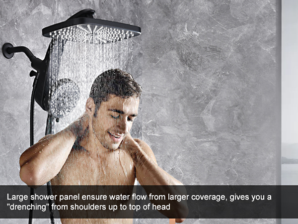shower head with handheld spray