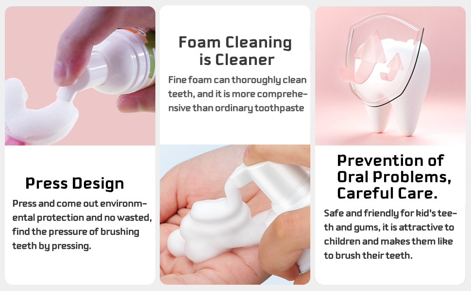 foam toothpaste
