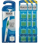 Reach Ultraclean Access Flosser Bundle, Mint, Plaque Remover for Teeth, for Hard to Reach Areas, ...