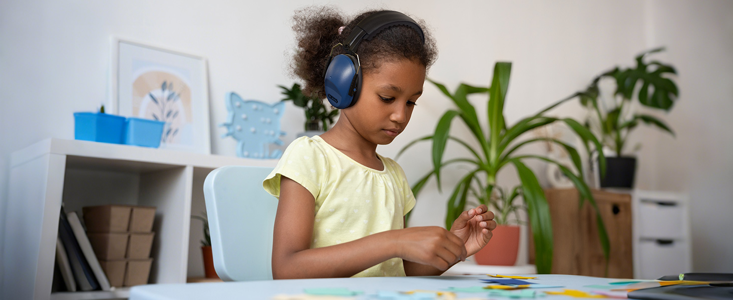 Dr.meter Ear Muffs for Noise Reduction: 27.4SNR Noise Cancelling Headphones for Kids Adults