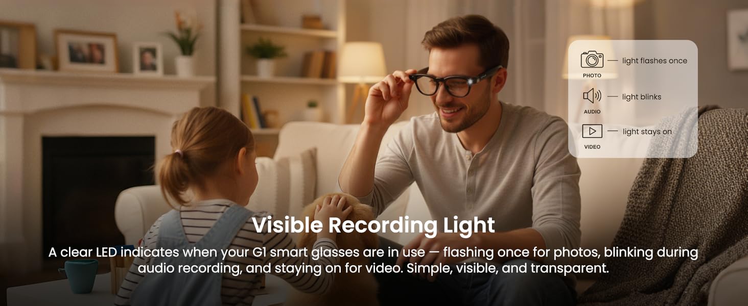 video recording glasses