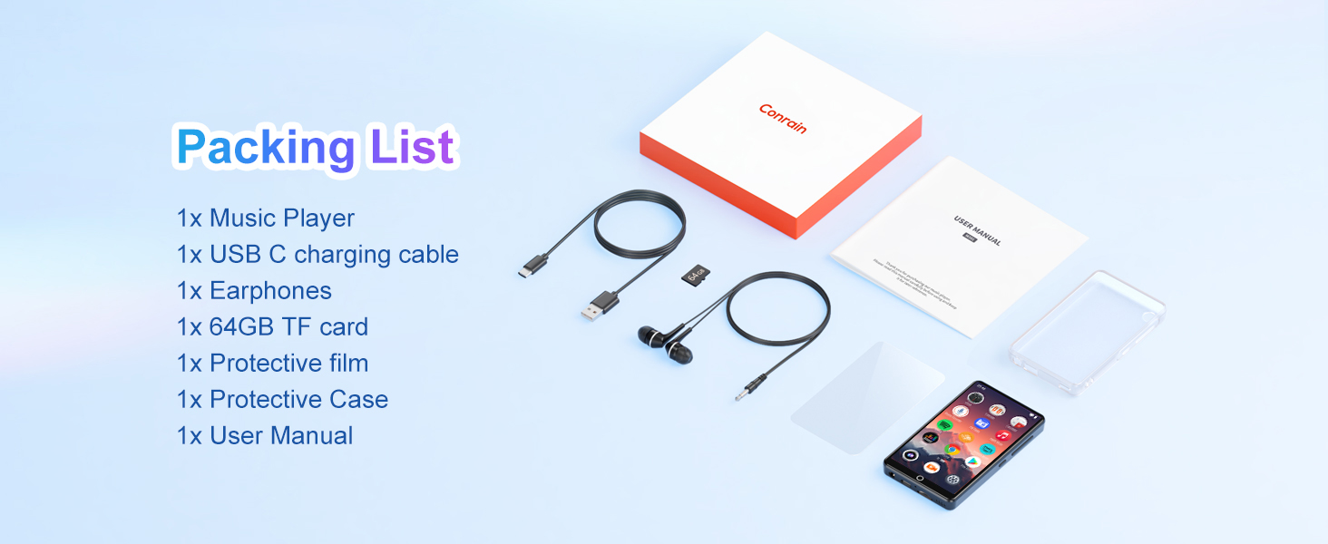 mp3 player with Bluetooth and wifi