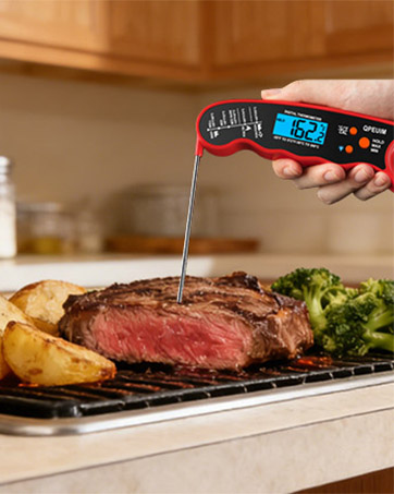 Waterproof Cooking Thermometer with Backlight