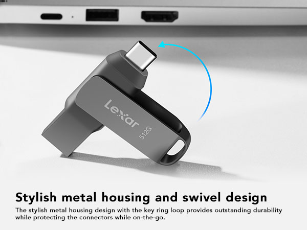 Stylish metal housing and swivel design