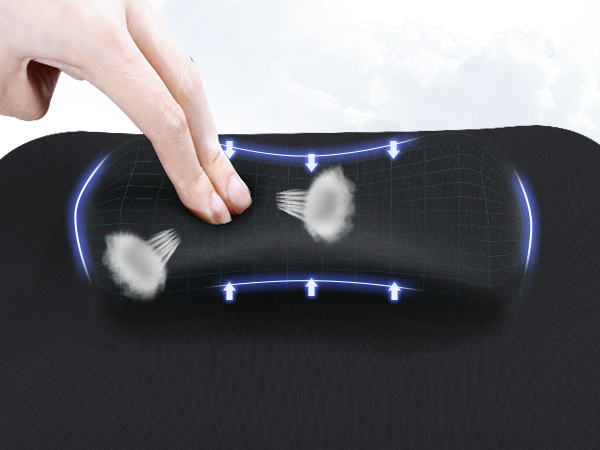 Breathable and soft memory foam