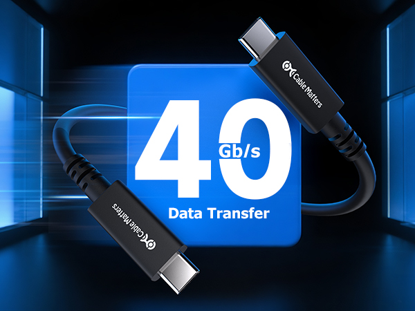 [USB-IF Certified] 40Gbps USB 4 Cable
